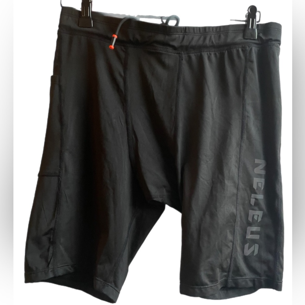 Nucleus Men's Black Performance Athletic Shorts